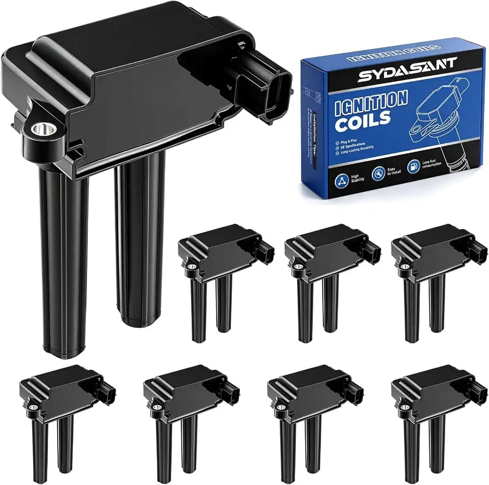 8 Ignition Coils Compatible with 5.7 V8 HEMI Dodge Ram 1500 2500 Charger Challenger Durango Jeep Grand Cherokee Chrysler 300 2006-2019 5.7L 6.1L 6.2L 6.4L Coil Packs Replaces forUF504 - Set of 8