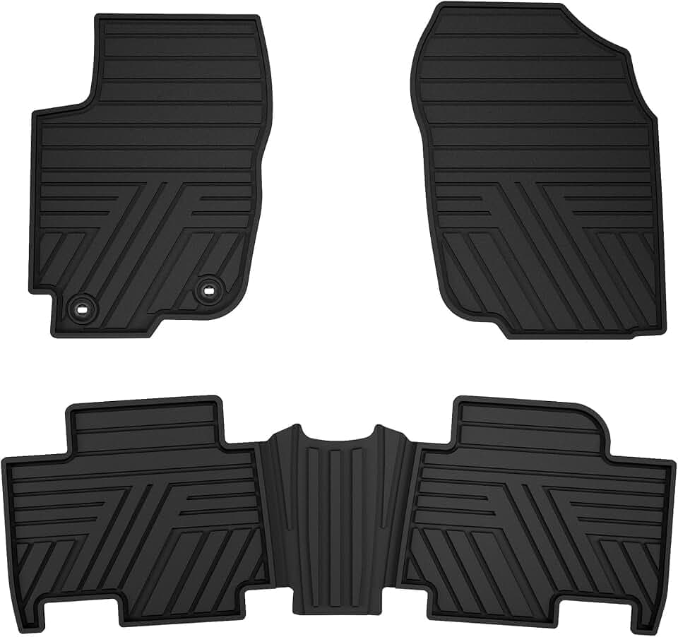 TTX LIGHTING Floor Mats for Toyota RAV4 2013-2018, Armor Black