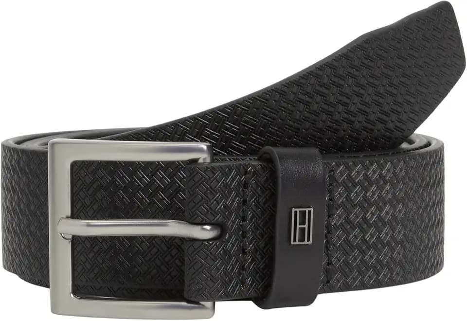 Tommy Hilfiger Herren Th Soho Flag Aop 3.5 Am0am14179 Fester Gürtel (1er Pack)
