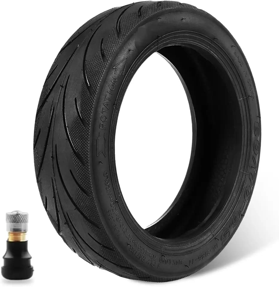 60/70-6.5 Reifen Ninebot, Max G30 Reifen E Scooter Reifen, Tubeless Reifen mit Ventil, Selbstreparierender Reifen Verschleißfeste Ersatzreifen, 10-Zoll-Vakuumreifen für Niu Kqi2/kqi2 pro Elektrorolle
