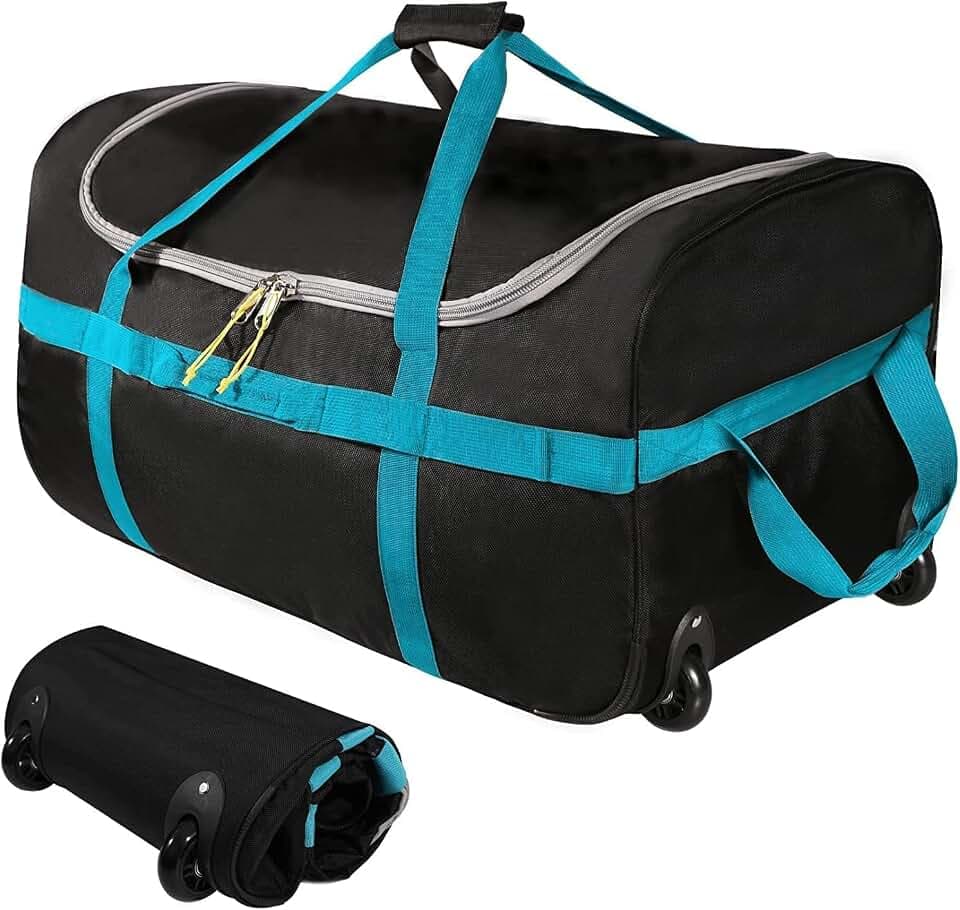 85L Reisetasche mit Rollen, faltbar, tragbar, vielseitig