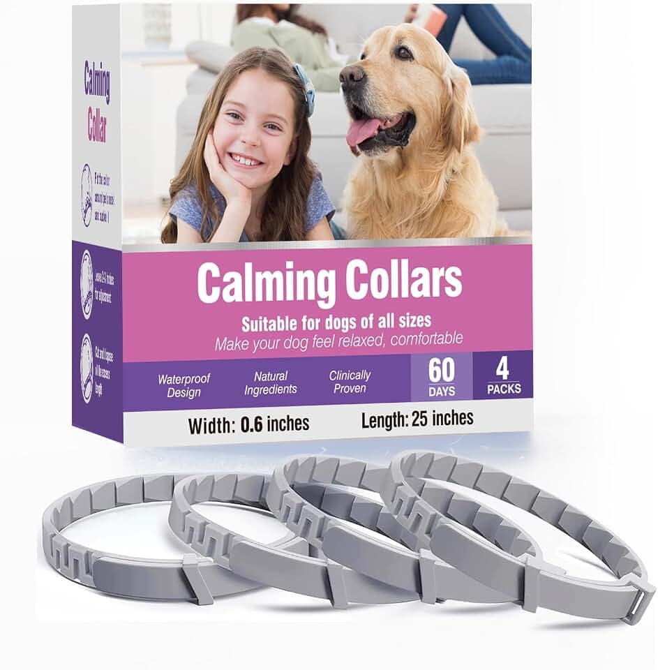 Dog Pheromone Calm Collars Relief Anxiety Stress Separation Lasts 60 Days Relieve Bad Behavior 25 Inches Size