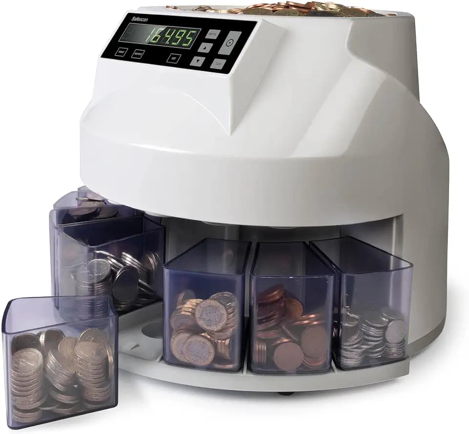 Safescan 1250 – Münzzähler und Sortierer für britisches Pfund