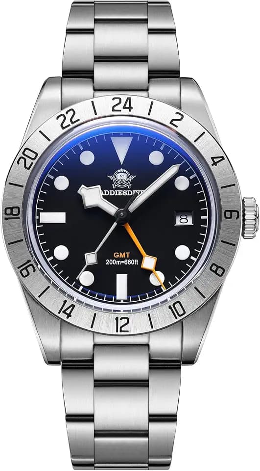 ADDIESDIVE GMT Watches for Men Waterproof 200 M Analog BGW9 Luminous