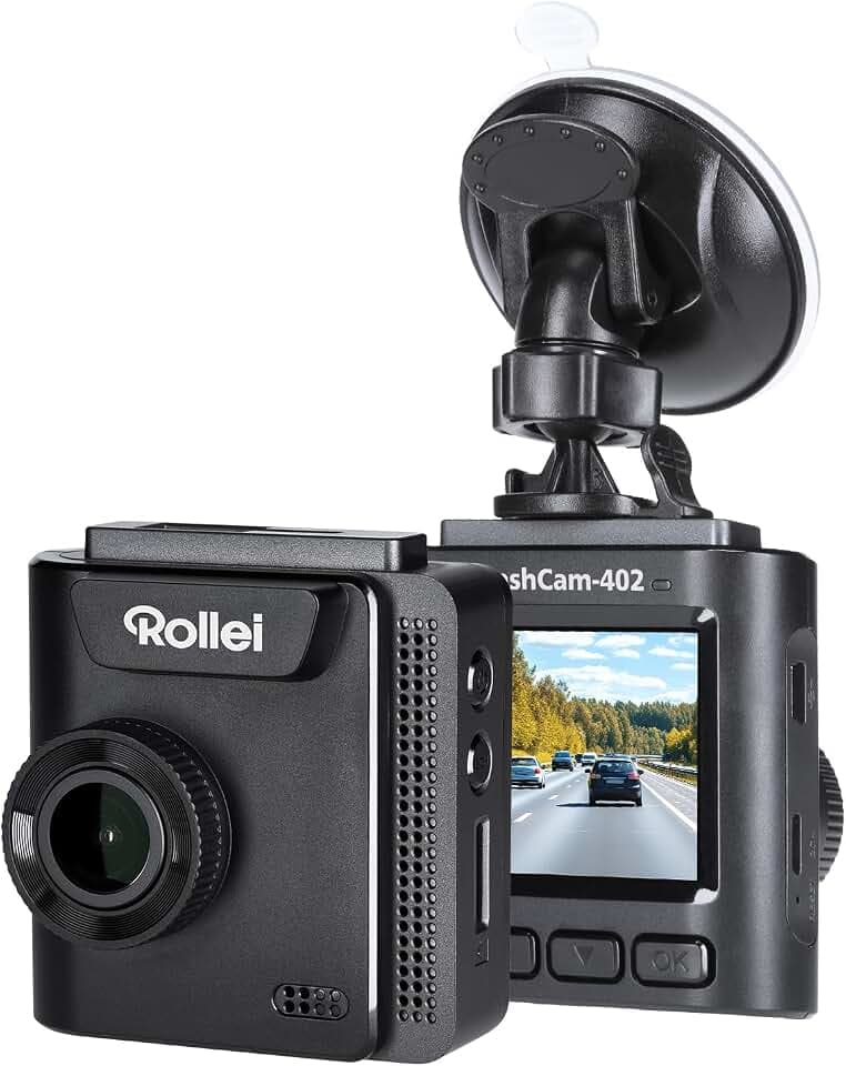 Rollei Dashcam Auto Vorne Dash Cam Auto Kamera mit Parküberwachung 1080P
