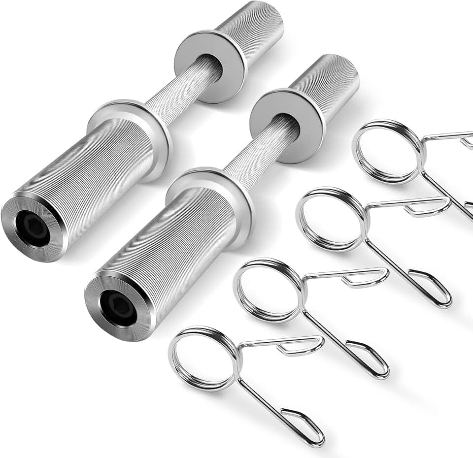 16"/20" Olympic Dumbbell Handle, Loadable Dumbbells Bar for 2'' plates