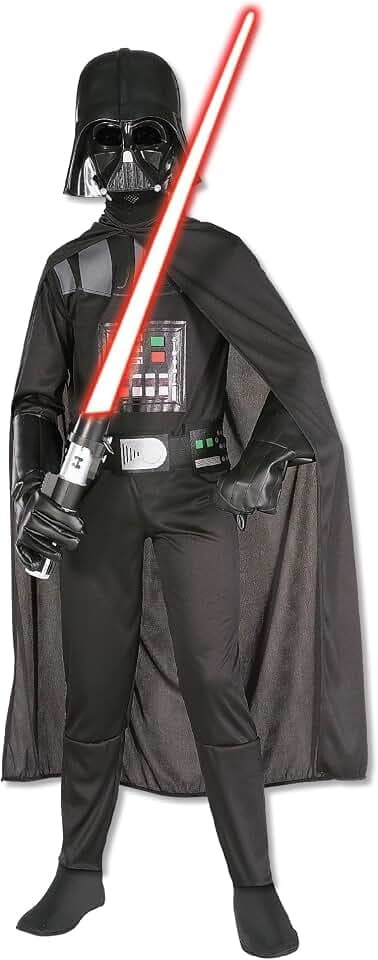 Rubie's Official Disney Star Wars Darth Vader Classic Child Costume, Kids Fancy Dress
