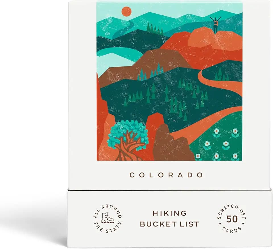Colorado Family Adventure Bucket List - 50 Scratch-Off Cards
