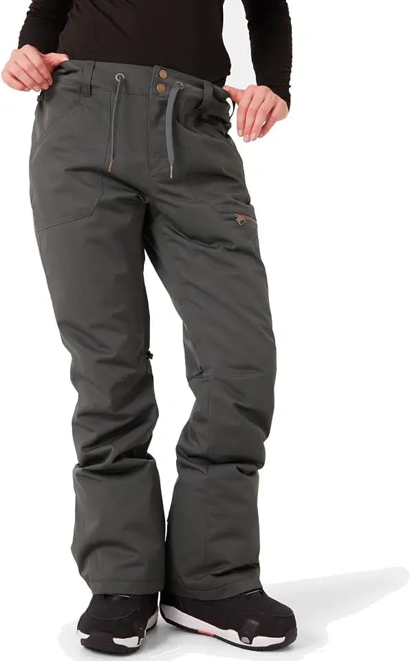 Roxy Women's Nadia Ski Pant – 10K Waterproof, Insulated, PFAS-Free, Adjustable Waist & Snow Gaiters