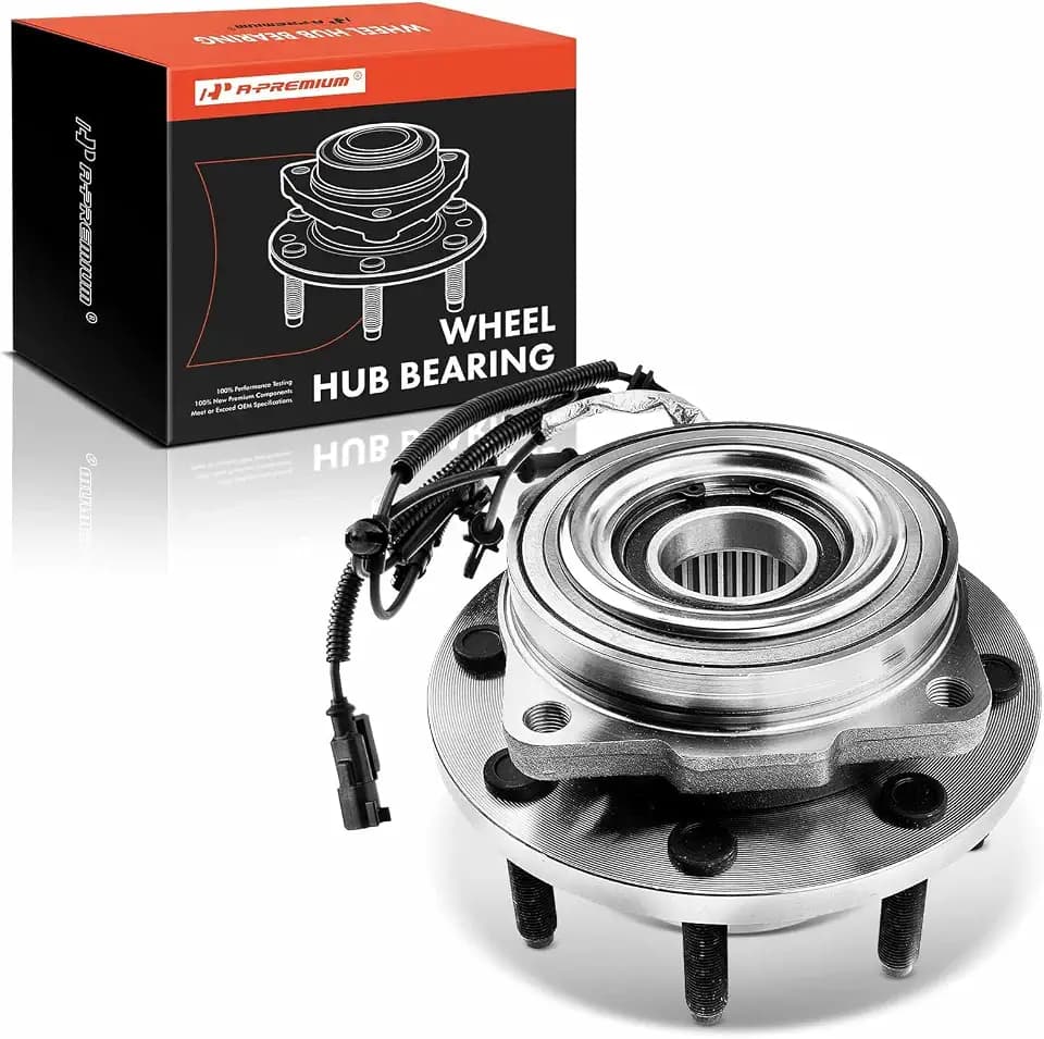 A-Premium Front Wheel Bearing and Hub Assembly with ABS & 8-Lug