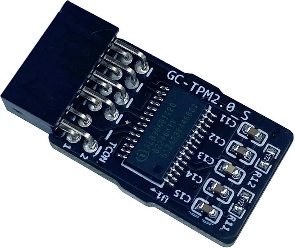 TPM 2.0 Security Module for Gigabyte Motherboards (12-Pin LPC), Infineon SLB9665 Chip | Compatible with GC-TPM2.0_S | Windows 11 Ready (LPC 12Pin Module)