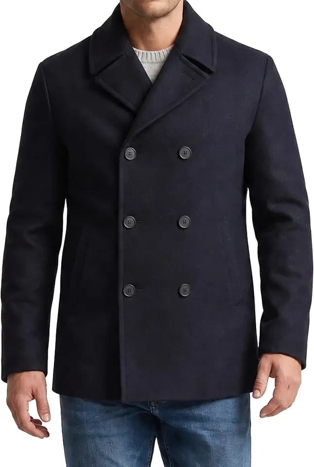 Nautica Men's Wool Blend Peacoat