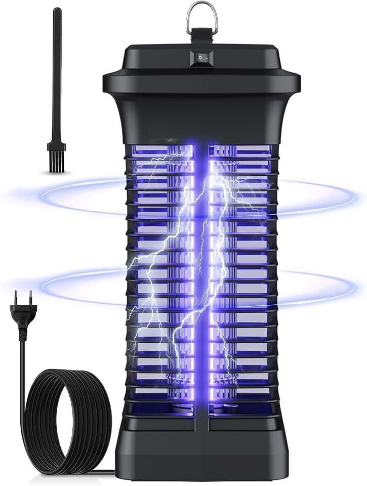 Insektenvernichter Elektrischer,Regevo 6W 1000 V UV-Licht Mückenlampe – Energiesparend, Umweltfreundlich, Leise und Sicher, für Schlafzimmer, Wohnbereiche und den Innenbereich