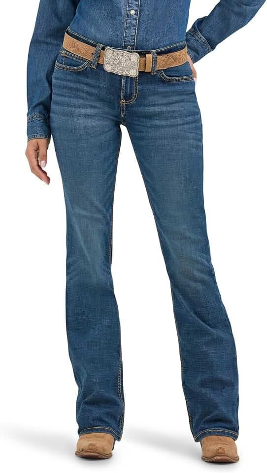 Wrangler Cash Mid Rise Boot Cut Ultimate Riding Jean