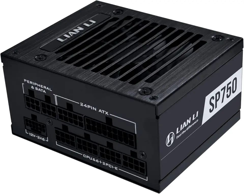 LIAN LI SP750 V2 750W SFX Power Supply, 80 Plus Gold, Black (SP750G.B)