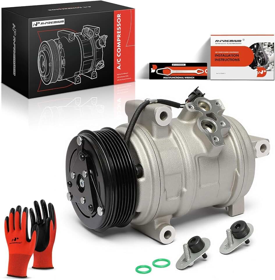 A-Premium Air Conditioner AC Compressor with Clutch