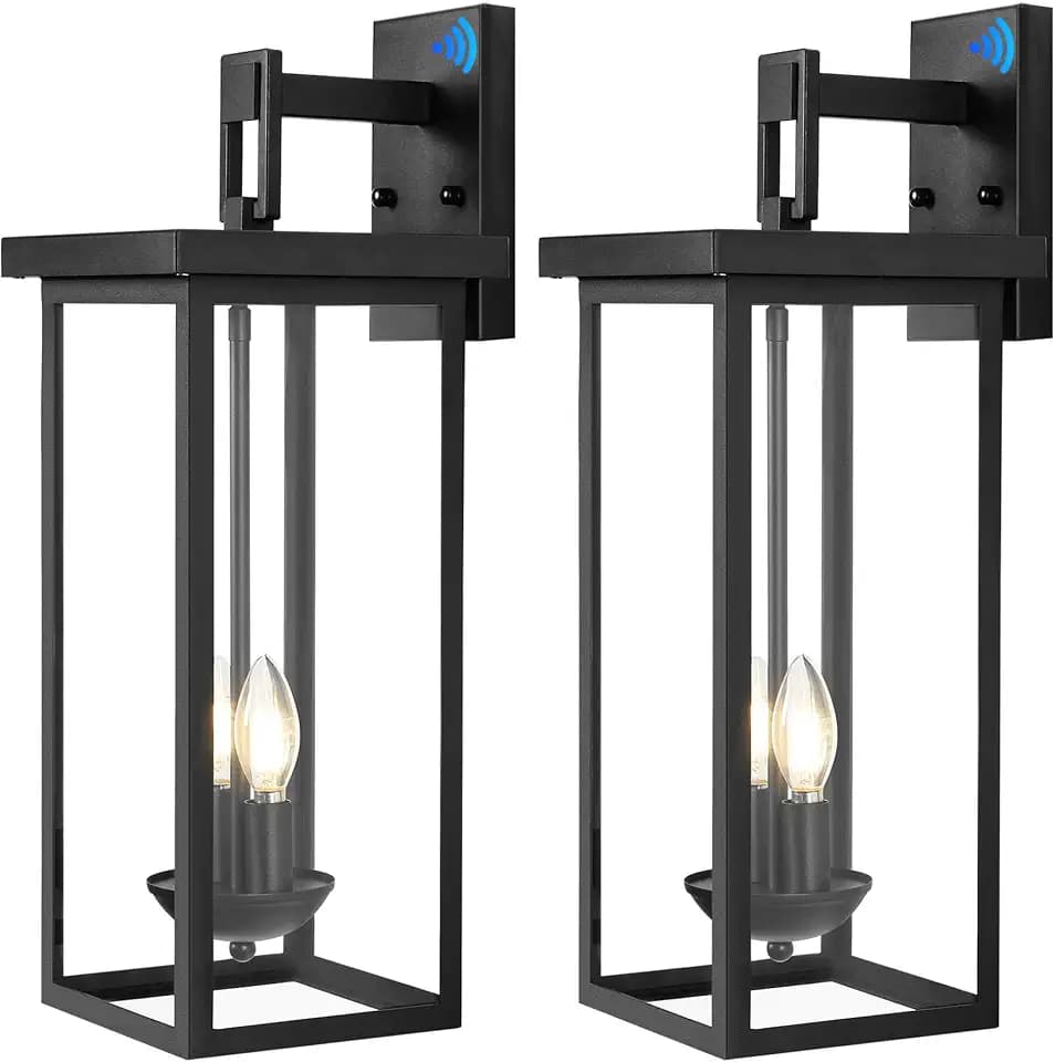 22 in Large Porch Lights Outdoor Dusk to Dawn,Exterior Wall Sconce