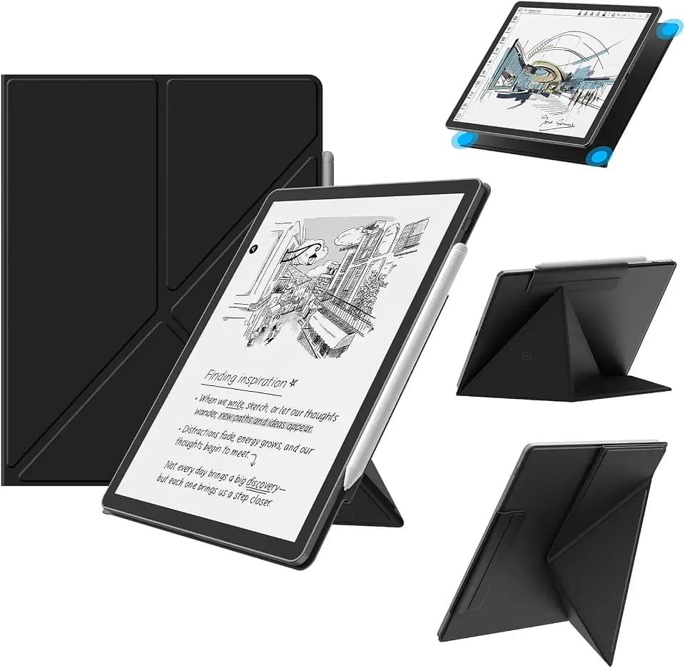 Fintie Magnetic Case for 11" Kindle Scribe 3rd Gen 2025 & Colorsoft, Black