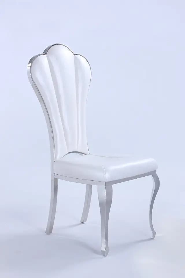 MILAN Remi Shell-Back Side Chair, Set of 2, White