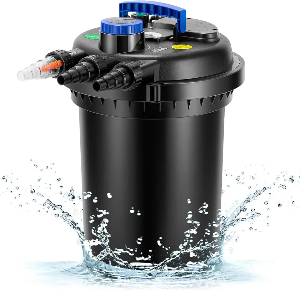 VIVOGROW Bio Pressure Pond Filter for Ponds Ranging 1300–2600 Gallons