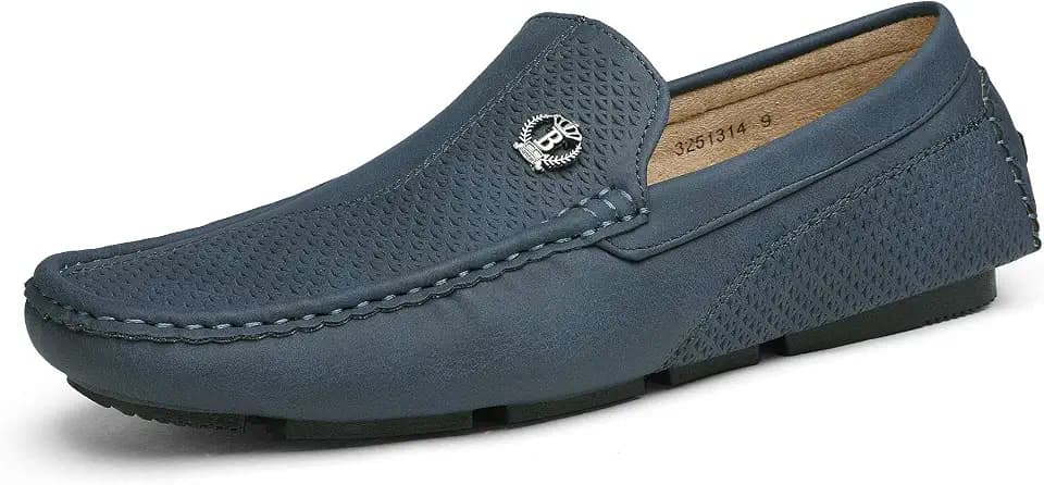 Bruno Marc Herren Mokassins Penny Loafer Weich Schuhe