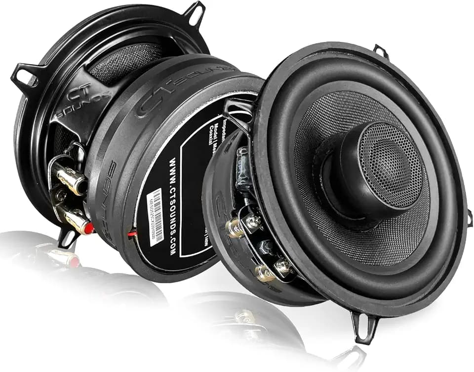 CT Sounds Meso 5.25” 280 Watt 2-Way Premium Coaxial Car Speakers, Pair