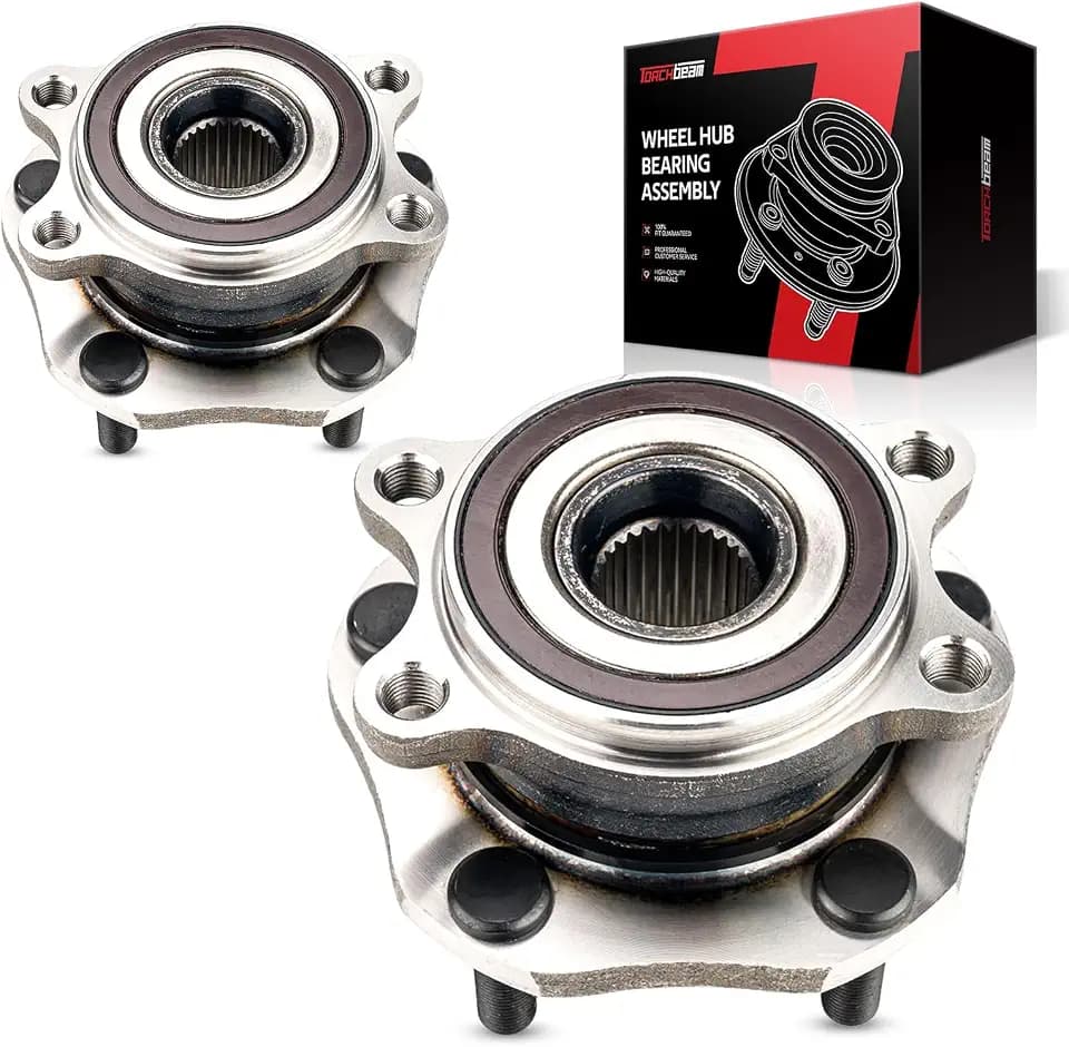 Torchbeam 513357 2 PCS Front Wheel Bearing & Hub Assembly for Nissan Rogue