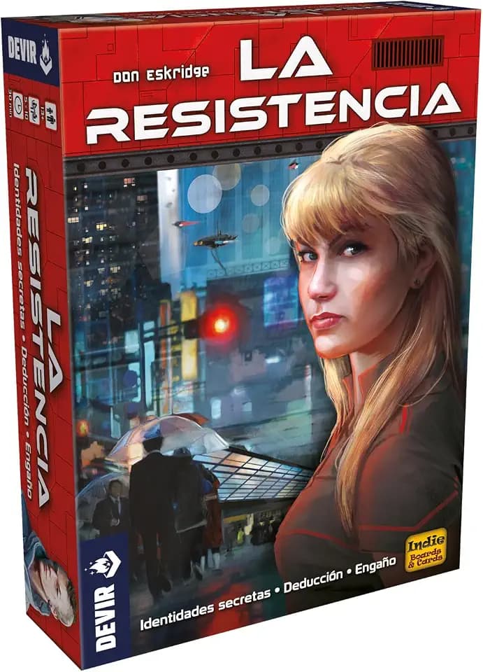Devir - Der Widerstand, Brettspiel mit Freunden, 12 Jahre (BGHRESI)