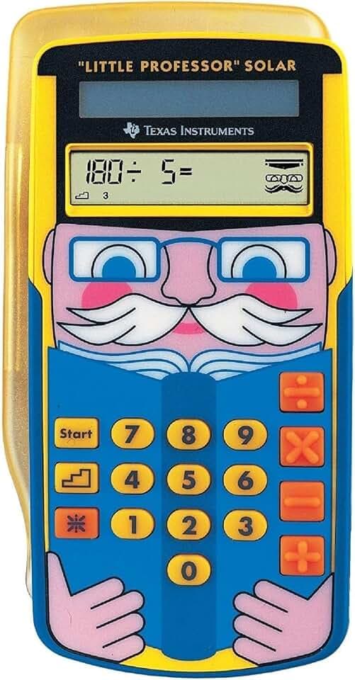 Texas Instruments Little Professor Rechentrainer, gelb-blau