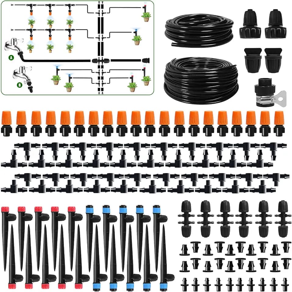 260 FT Drip Irrigation System