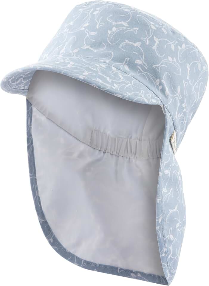 Sterntaler Jungen Sonnenhut Schirmmütze Nacken Wale