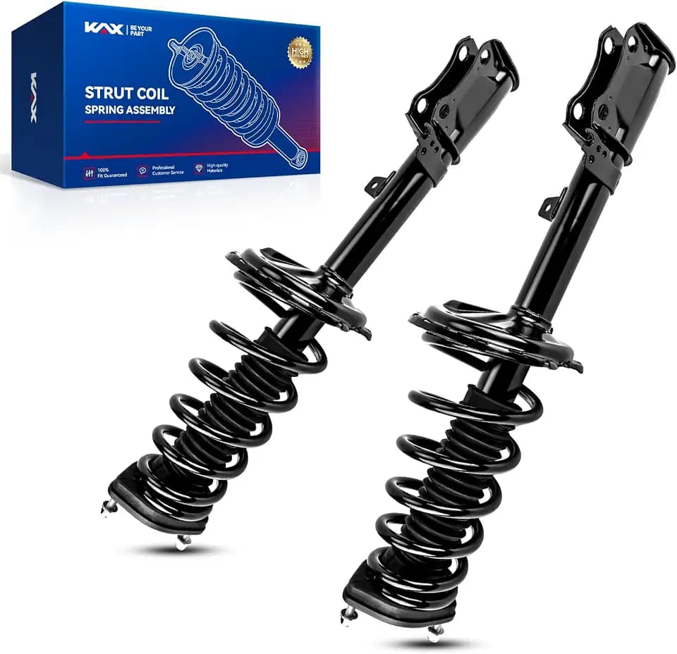 KAX 2PCS Rear Complete Struts Assemly with Coil Spring Fit for Toyota