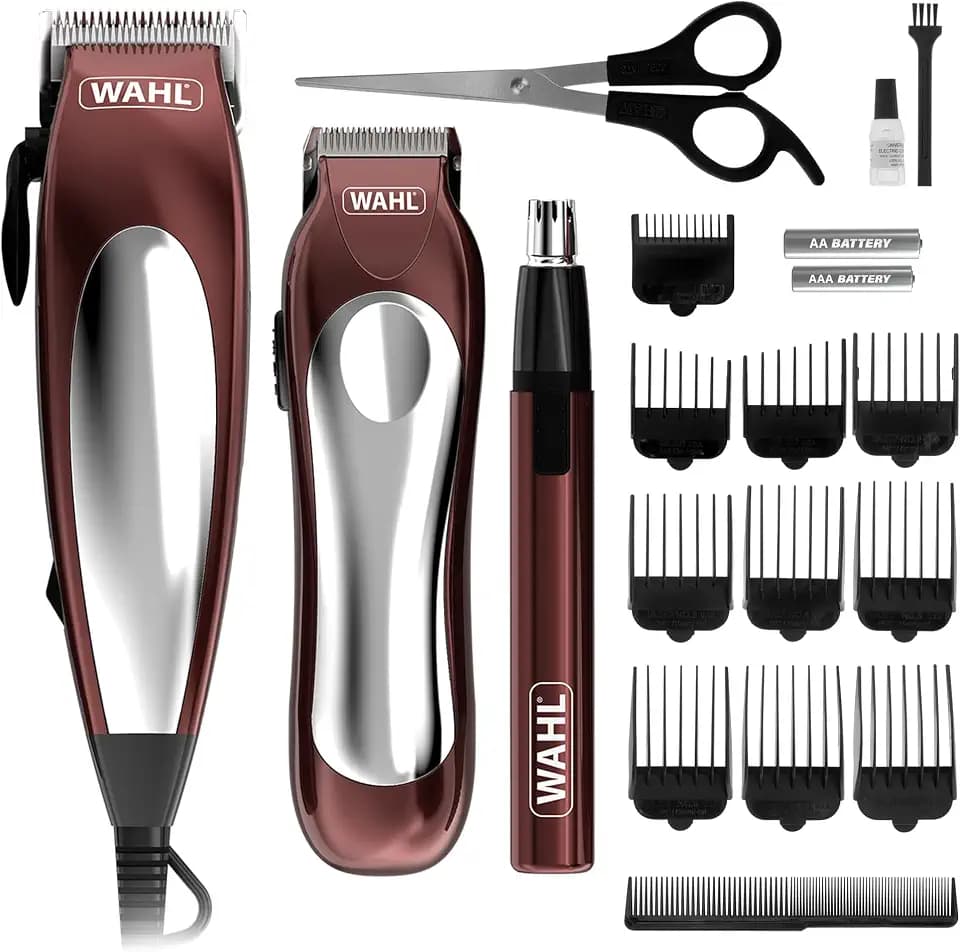 Wahl Home Pro Geschenkset mit Haar-, Bart-, Nasen- und Ohrentrimmer Set