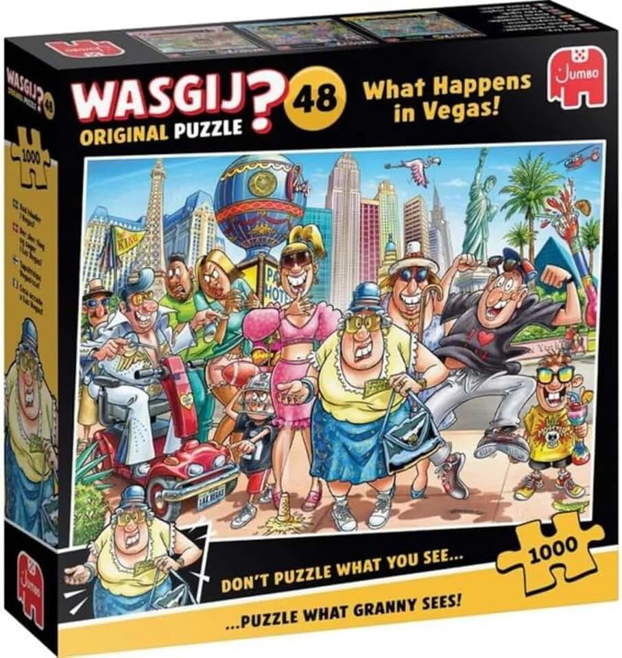 Wasgij Original 48, was in Vegas passiert, 1000-Teile-Puzzle für Erwachsene