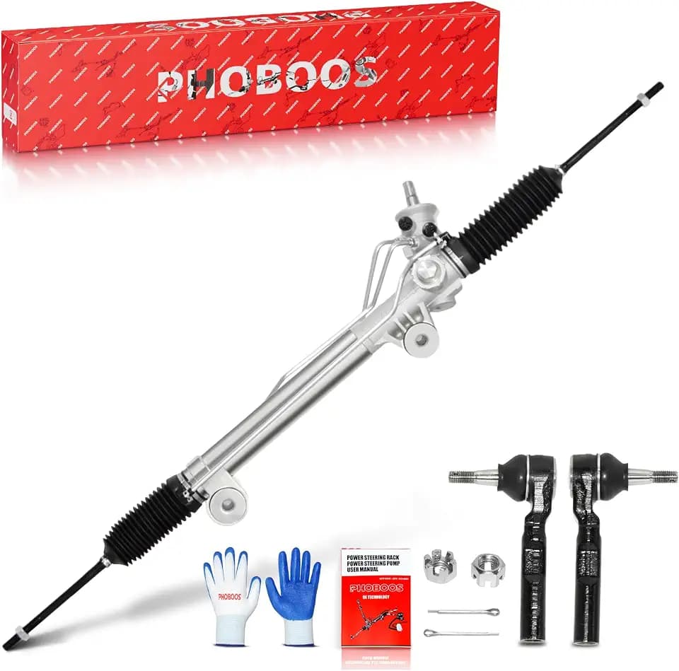 PHOBOOS Hydraulic Power Steering Rack and Pinion Fit for Chevrolet & GMC