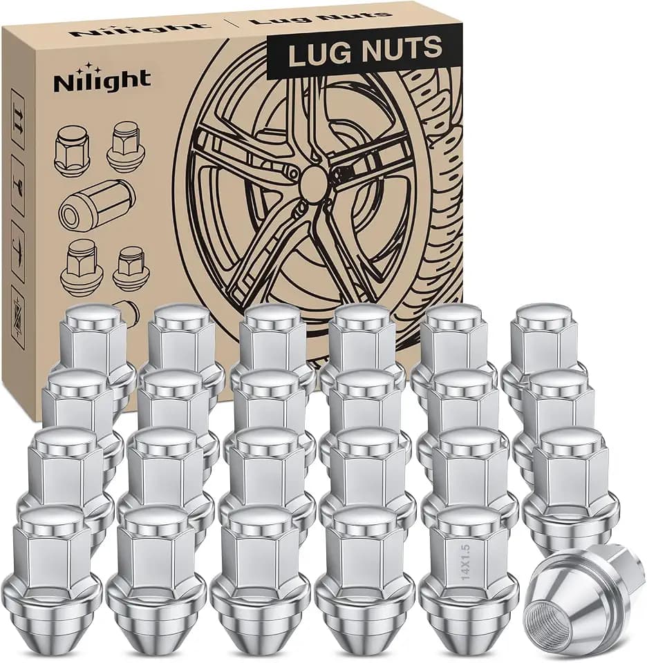 Nilight 24PCS M14x1.5 Lug Nuts Compatible with 2015-2025 Ford F-150