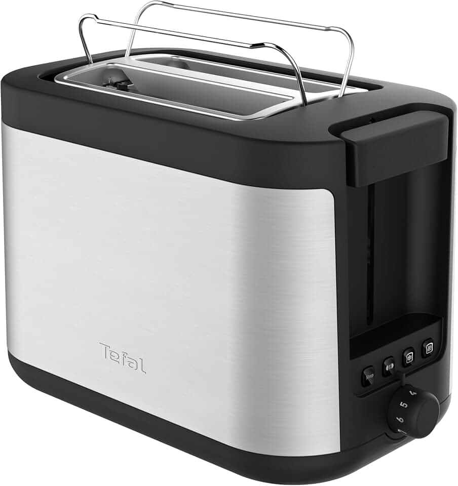 Tefal Element Doppelschlitz-Toaster, integrierter Brötchenaufsatz