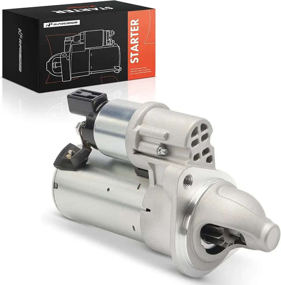 A-Premium Starter Motor, 12V 1.2KW 13 Teeth Clockwise | Compatible with Hyundai Elantra(Mfd in USA) 2014-2016 L4 1.8L, 2017-2020 2.0L & Kia Forte 2019-2021 2.0L