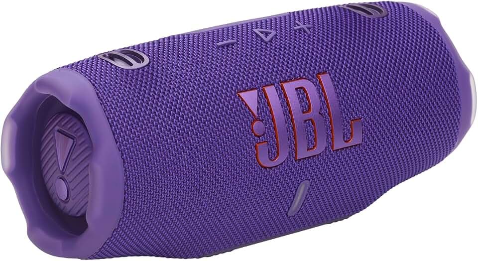 JBL Charge 6, Tragbarer Bluetooth-Lautsprecher, IP68 Zertifiziert -Lila