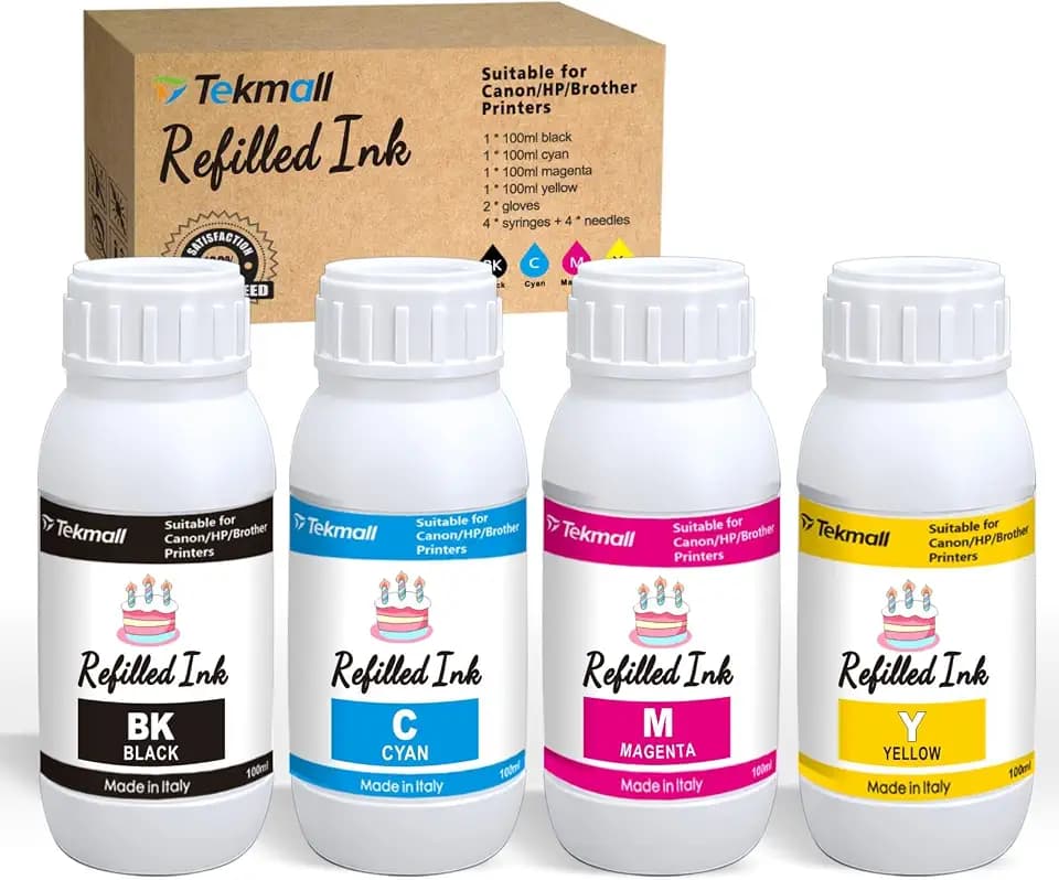 Refill Ink Kit 4 x 100ML for 280XL 281XL 270XL 271XL 250XL 251XL