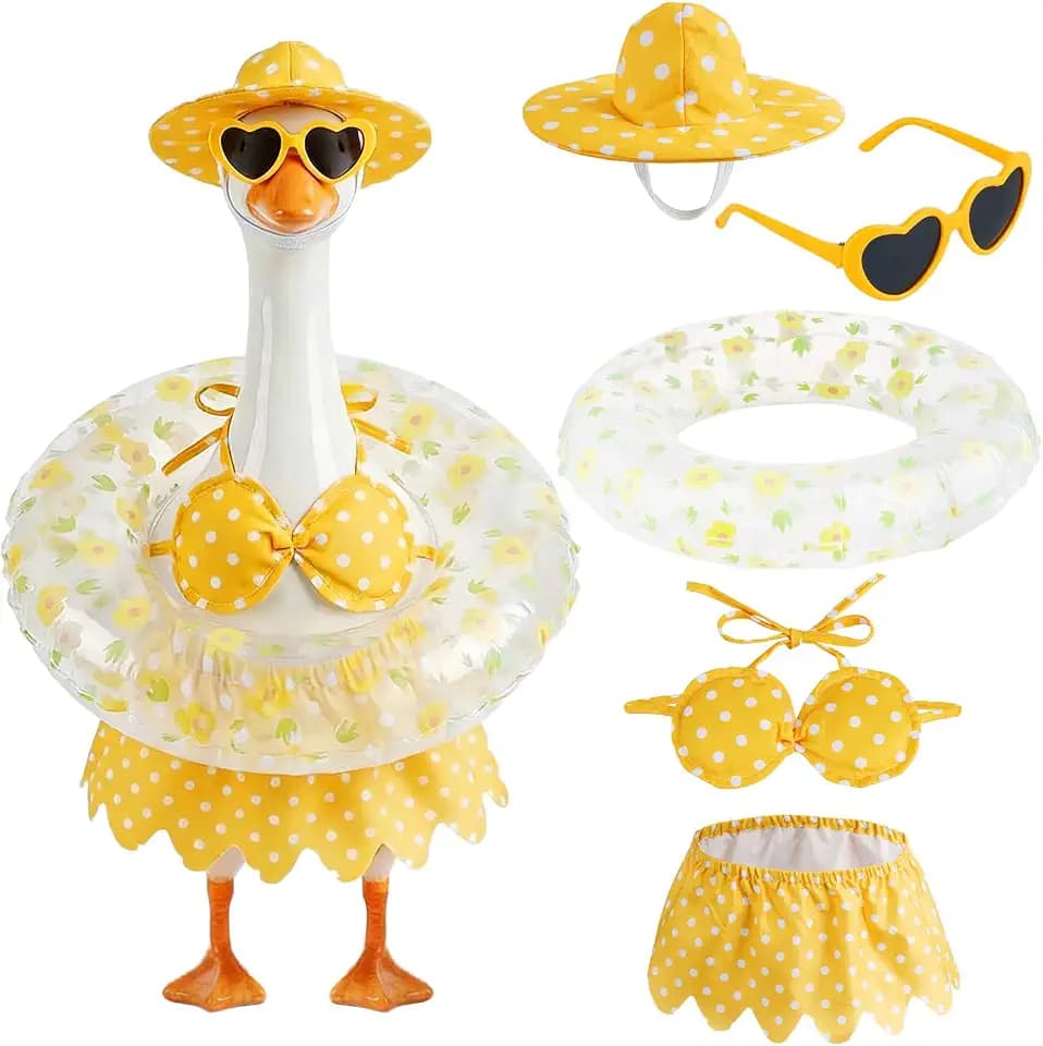 hoyuwak Bikini Goose Outfits Summer Hawaiian Porch Goose Outfits