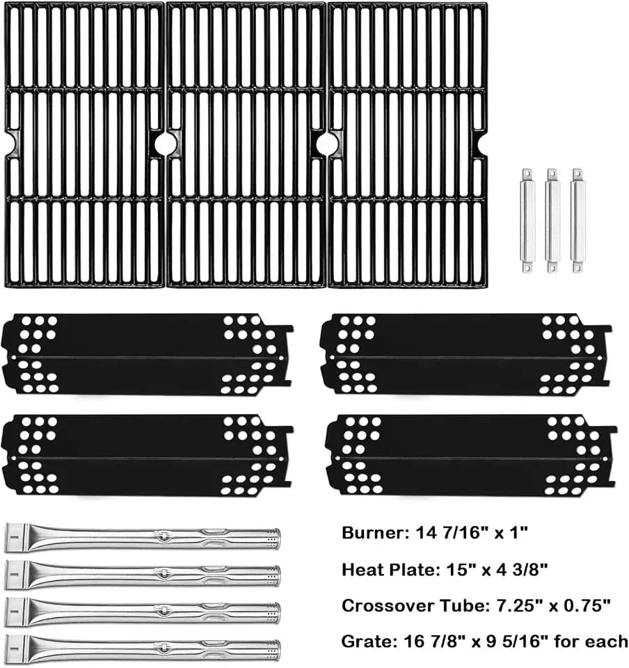 Uniflasy Replacement Parts Grill Parts for Charbroil 4-Burner Grills
