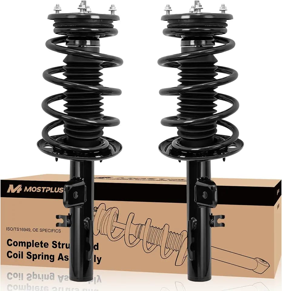 MOSTPLUS Front Struts Complete Assembly Compatible for 2010 2011 2012 Ford Taurus SE SEL Limited FWD Struts w/Coil Spring Assembly Shocks Absorber 1335876L 1335876R