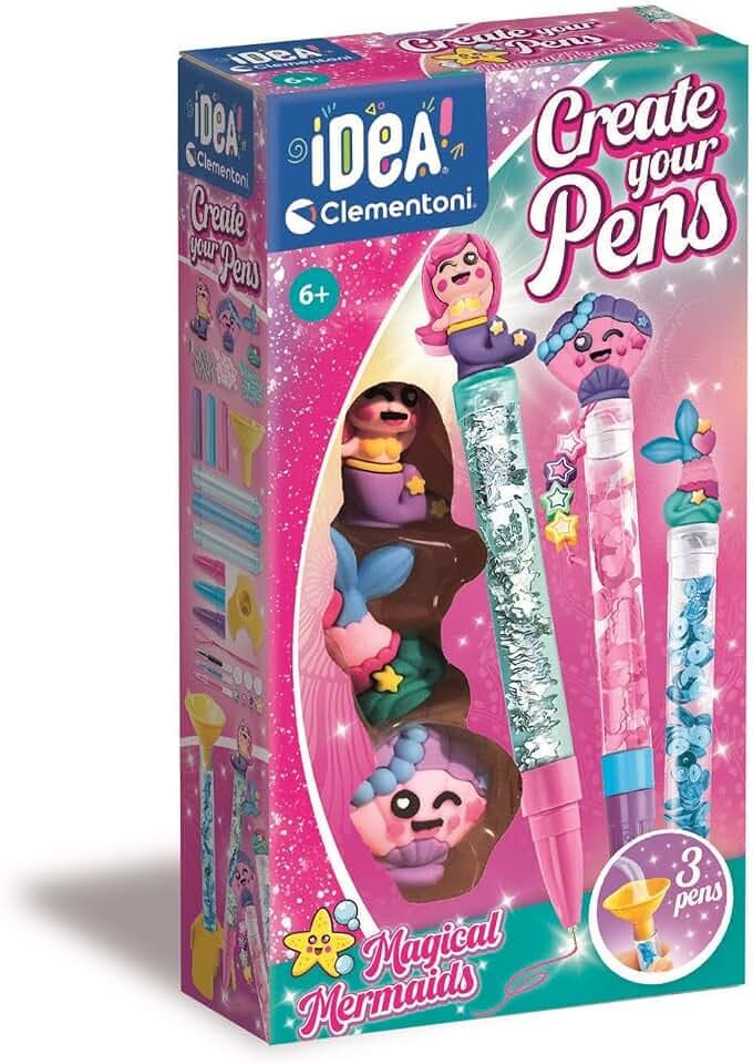 Clementoni Idea Deine Stift-Kreationen Meerjungfrau - DIY Stifte-Set