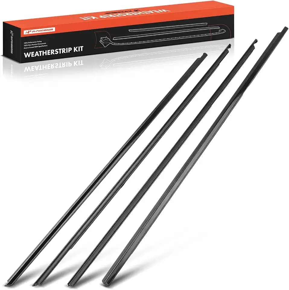 A-Premium 4-Pack Front & Rear Outer Car Door Weather Stripping Seal Strips