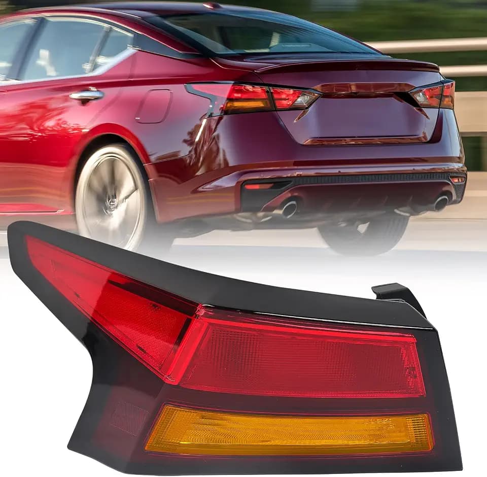 Huray Left Outer Halogen Tail Light Fit for Nissan Altima 2019-2022