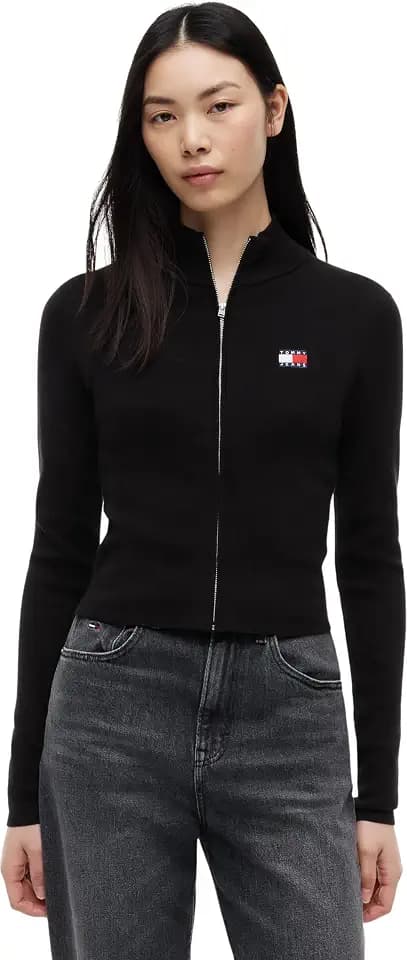 Tommy Jeans Damen Cardigan Strickjacke (1er Pack)