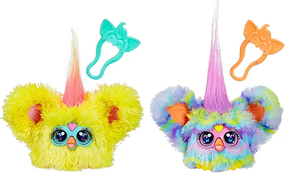 Furby Furblets 2 Pack of Spring Mini Friends Nug-Ette & Swee-Dee, Easter Egg & Chick Themed, Electronic Plush Toys, Multicolor, Back to School Gifts, Ages 6+ (Amazon Exclusive)