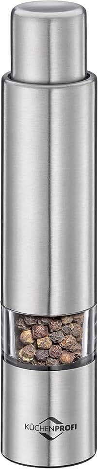 Küchenprofi Pfefferreibe-3010102800 Silber One Size, Edelstahl/Transparentes Acryl