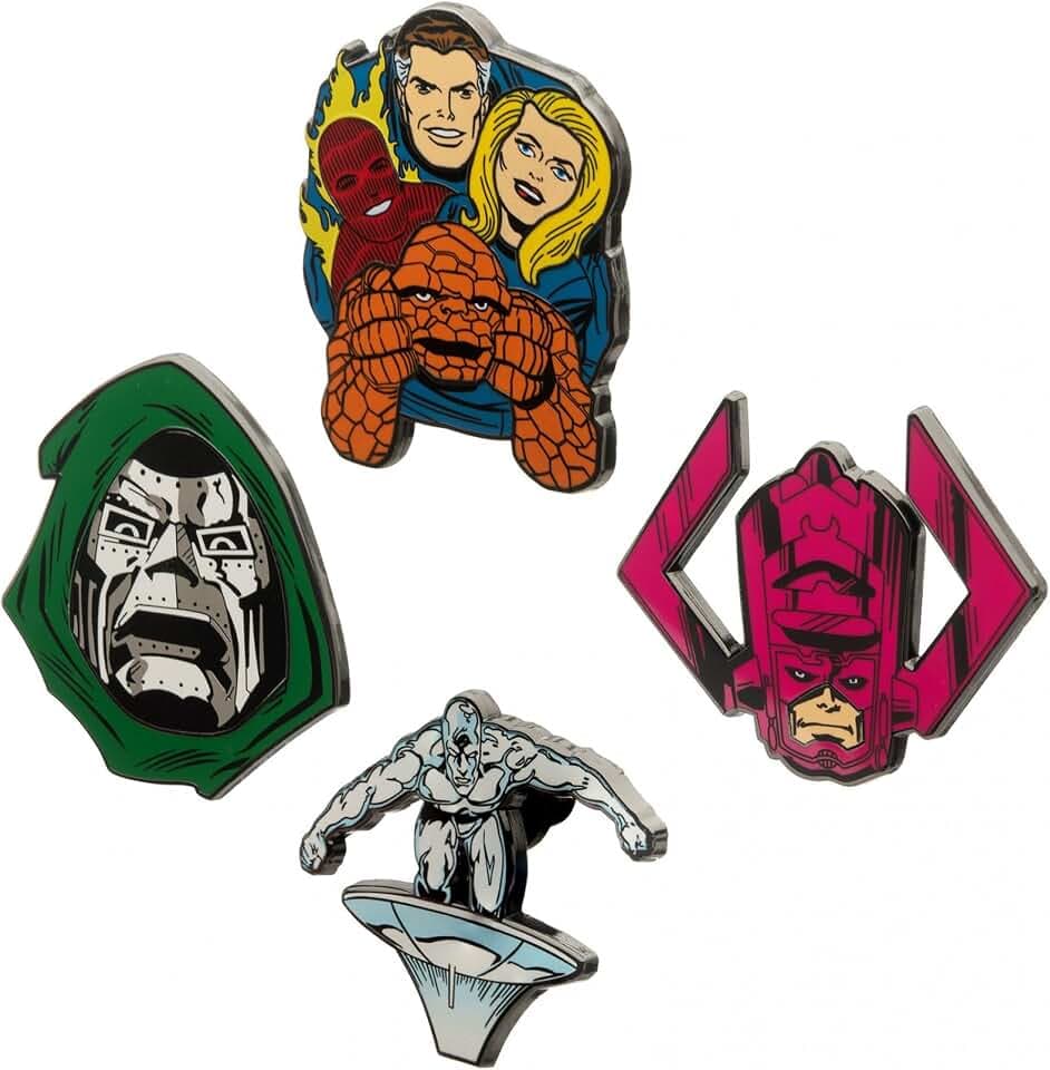 Fantastic Four Classic Blind Box Pin - Mystery Collectible Superhero Pins